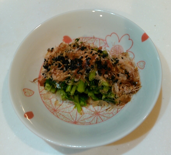 のらぼう菜のおひたし